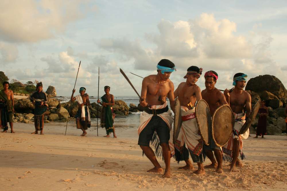 Traditional Dance on Nihiwatu Beach